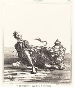 Vad England kallar bindestreck av Honoré Daumier
