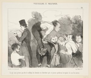 Vilket bevisar för oss det, från college av Honoré Daumier