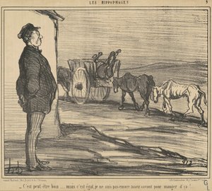 Kanske är det bra... av Honoré Daumier
