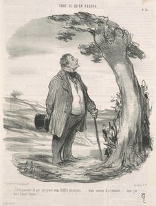 Det var där jag graverade in mitt nummer... av Honoré Daumier