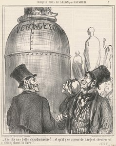 Ché cha en vacker panntillverkning! av Honoré Daumier