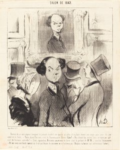 Charmad att bli avslöjad... av Honoré Daumier