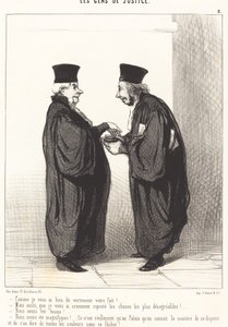 Som jag sa till dig är du klar! av Honoré Daumier