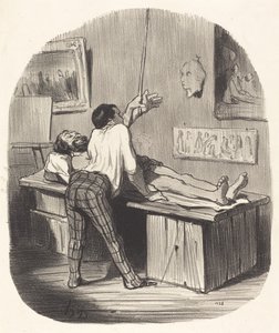 Hur, Saint-Gervais tog det här... av Honoré Daumier