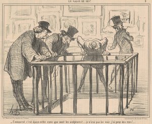 Hur, det är i den här källaren som... av Honoré Daumier