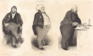 Greve Portalis - hertig av Bassano - greve av Montlosier av Honoré Daumier