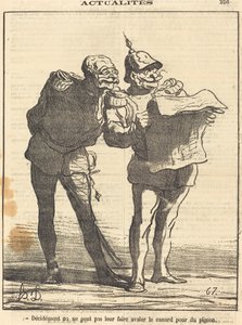 Klart vi inte kan... av Honoré Daumier