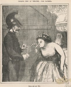 Gudinna men inte stolt av Honoré Daumier