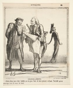Dialog of the Dead - Säg så min kära Galileen av Honoré Daumier