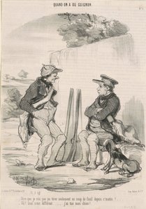 Att säga att jag inte kunde skjuta ... av Honoré Daumier