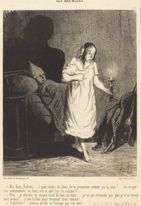 Säg, Bichette... vad tänker du... av Honoré Daumier