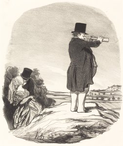 Säg min fru... Jag ser ingenting! av Honoré Daumier