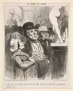 Säger nej av Honoré Daumier