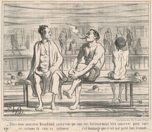 Säg, Monsieur Beaufumé... av Honoré Daumier