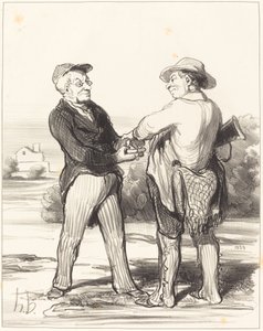 Säg, president, omöjligt att fånga en hare... av Honoré Daumier