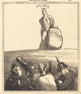 Redan hämtad! av Honoré Daumier