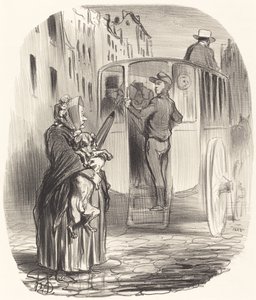 Förlåt, Citizen... Jag skaffar inga hundar... av Honoré Daumier