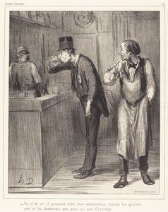 Det finns en, han kan mycket väl vara olycklig... av Honoré Daumier