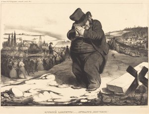 Fan Lafayette!... Fånga min gubbe! av Honoré Daumier
