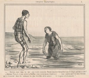 Gå ut i havet utan rädsla... av Honoré Daumier