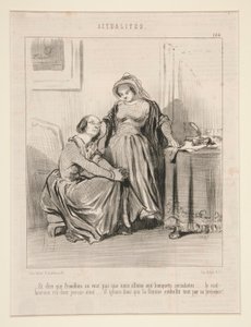 Och att säga att Proudhon inte vill att vi ska gå på socialistiska banketter av Honoré Daumier