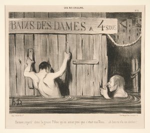 Ursäkt; blick av Honoré Daumier