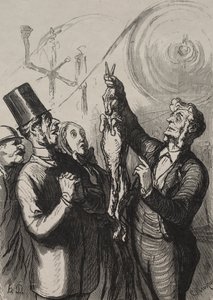 Universell utställning: om tio minuter har du en gibelotte och en hatt av Honoré Daumier