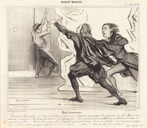 Dramatisk fars av Honoré Daumier