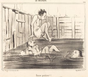 Fel position!!! av Honoré Daumier