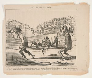 Du får inte ångra dig så, mina stackars av Honoré Daumier