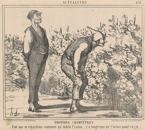 Jag måste se hur druvan mognar... av Honoré Daumier