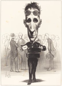 Félix Saint-Priest av Honoré Daumier