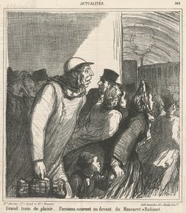 Jättekul tåg av Honoré Daumier