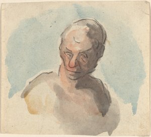 Chef för en man av Honoré Daumier