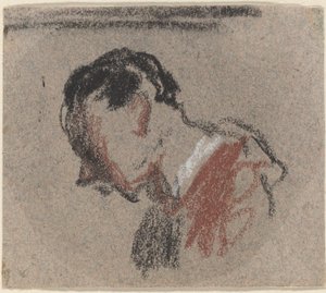 Chef för en man av Honoré Daumier