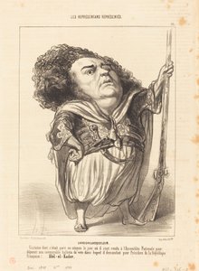 Henri de Larochejacquelein av Honoré Daumier