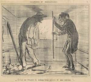 Du måste hitta mig... tre stycken... av Honoré Daumier