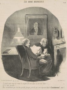 Det verkar som att vi precis har sett sjöormen igen... av Honoré Daumier
