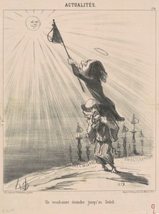 De skulle vilja släcka tills solen av Honoré Daumier