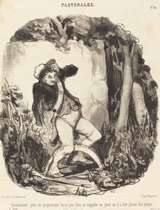 Nackdel för en ägare att inte... av Honoré Daumier