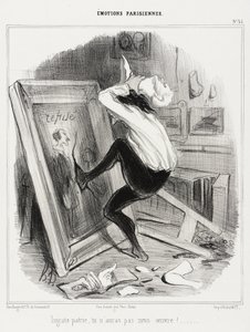 Otacksamma fosterland, du kommer inte ha mitt arbete! av Honoré Daumier