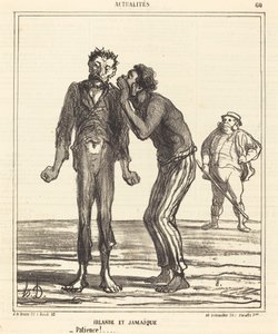 Irland och Jamaica - Tålamod!... av Honoré Daumier