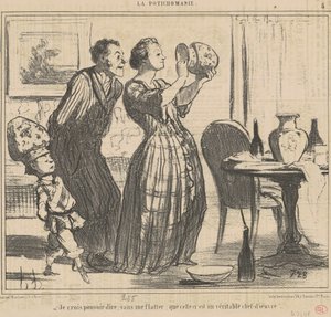 Jag tror jag kan säga, utan att smickra mig själv... av Honoré Daumier