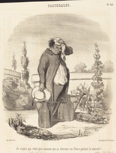 Jag tyckte det var roligare än så... av Honoré Daumier