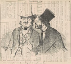 Jag är väldigt olycklig, om du vill... av Honoré Daumier