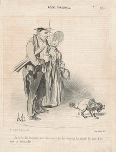 Jag säger alltid till dig, med ditt socker... av Honoré Daumier