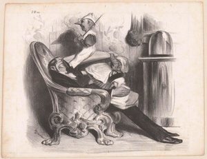 Karikatuur av minister Antoine Maurice Apollinaire d