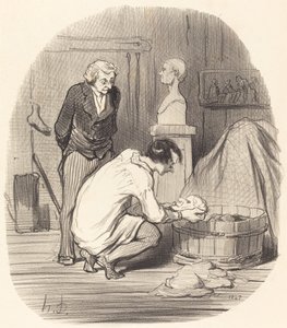 Konstnären - det är det!... av Honoré Daumier
