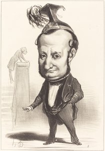 L.F. Raymond Wolowski av Honoré Daumier
