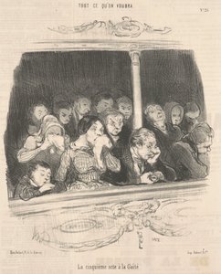 Femte akten har munterhet av Honoré Daumier